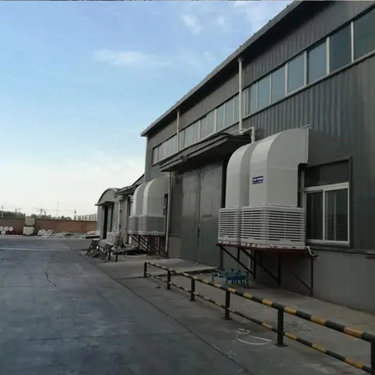 球友会在线设备安装实例精密机械厂通风降温换气方案机械五金厂适用的通风降温方案